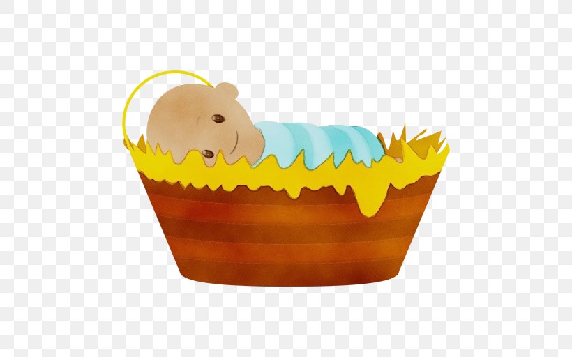 Baking Cup Yellow Muffin Animal Figure Side Dish, PNG, 512x512px, Watercolor, Animal Figure, Baking Cup, Muffin, Paint Download Free