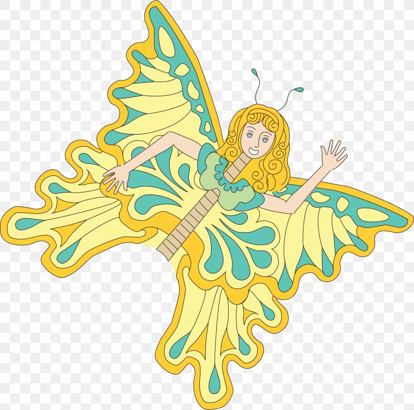 Butterfly Fairy Insect Clip Art, PNG, 1797x1782px, Butterfly, Angel, Angel M, Butterflies And Moths, Fairy Download Free