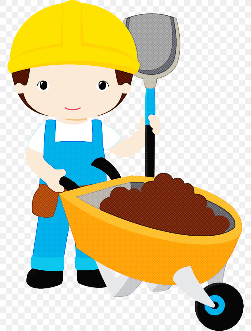Cartoon Construction Worker Shovel Play Ladle, PNG, 772x1080px, Cartoon, Construction Worker, Ladle, Play, Shovel Download Free