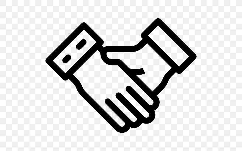 Contract Handshake, PNG, 512x512px, Contract, Area, Black And White, Brand, Business Download Free