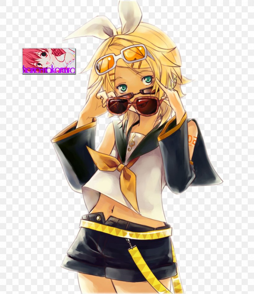 Kagamine Rin/Len Rendering Vocaloid Digital Data, PNG, 900x1042px, Watercolor, Cartoon, Flower, Frame, Heart Download Free