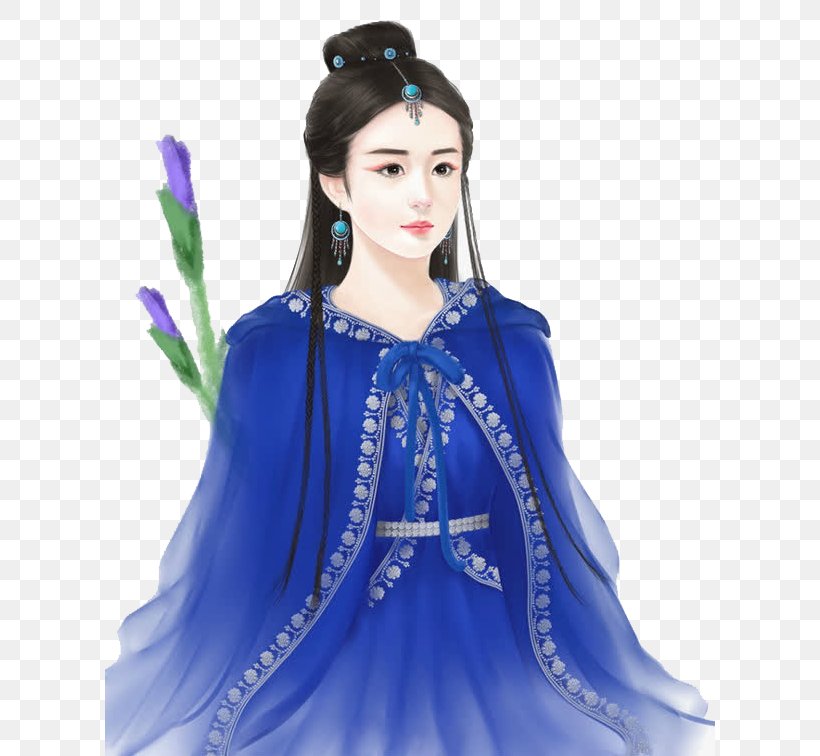 Zhao Liying Legend Of Zu Mountain China Art, PNG, 610x756px, Zhao Liying, Art, Blue, China, Cobalt Blue Download Free