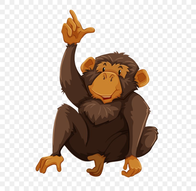 Primate Chimpanzee Gorilla Monkey Vector Graphics, PNG, 800x800px, Primate, Bear, Carnivoran, Chimpanzee, Common Chimpanzee Download Free