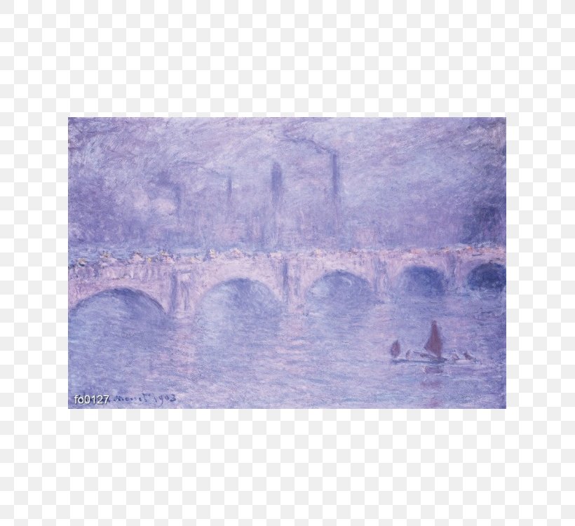 Watercolor Painting Art Waterloo Bridge Printing, PNG, 625x750px, Painting, Art, Claude Monet, Paint, Printing Download Free