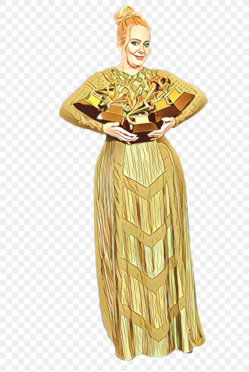Yellow Costume Design Gold Metal Brass, PNG, 1636x2444px, Cartoon, Brass, Costume, Costume Design, Gold Download Free