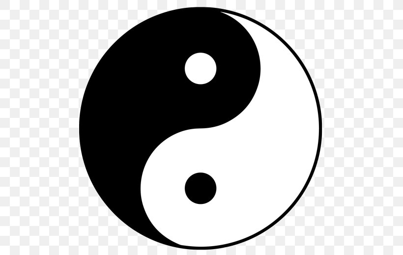 Yin And Yang Taijitu Symbol Taoism Clip Art, PNG, 540x519px, Yin And Yang, Area, Black And White, Communication, Concept Download Free