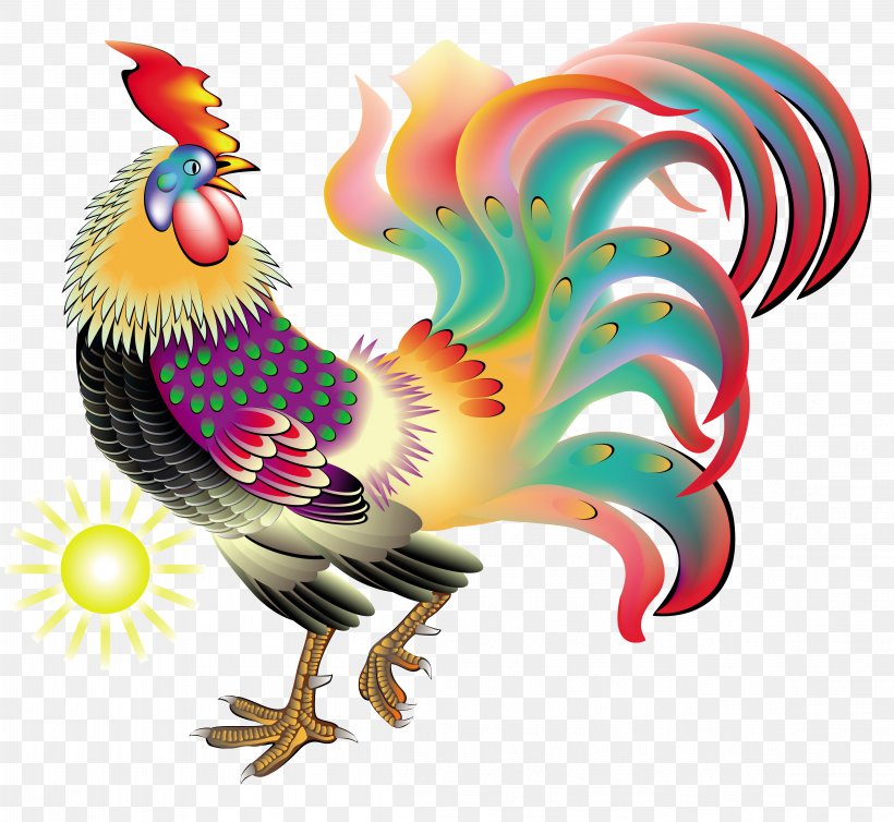 Chinese New Year Oudejaarsdag Van De Maankalender Chicken Advertising Lunar New Year, PNG, 4641x4268px, Chinese New Year, Advertising, Beak, Bird, Chicken Download Free