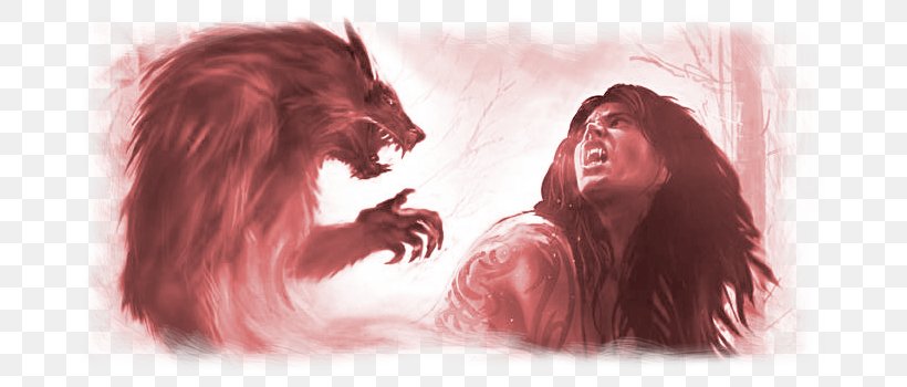 Werewolf Explore Vampires Gray Wolf Fantasy, PNG, 750x350px, Watercolor, Cartoon, Flower, Frame, Heart Download Free