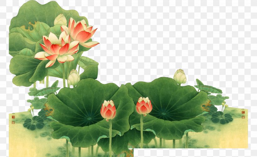 China Chinese Painting Gongbi Bird-and-flower Painting, PNG, 5519x3388px, China, Annual Plant, Aquatic Plant, Art, Birdandflower Painting Download Free