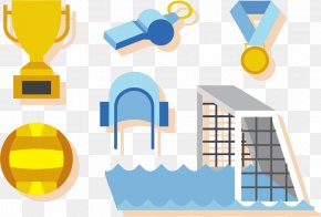 Vector Sports Equipment - Euclidean Vector Water Polo PNG