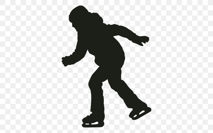 Silhouette Ice Skating Figure Skating Roller Skating, PNG, 512x512px, Silhouette, Artistic Roller Skating, Black And White, Figure Skating, Footwear Download Free