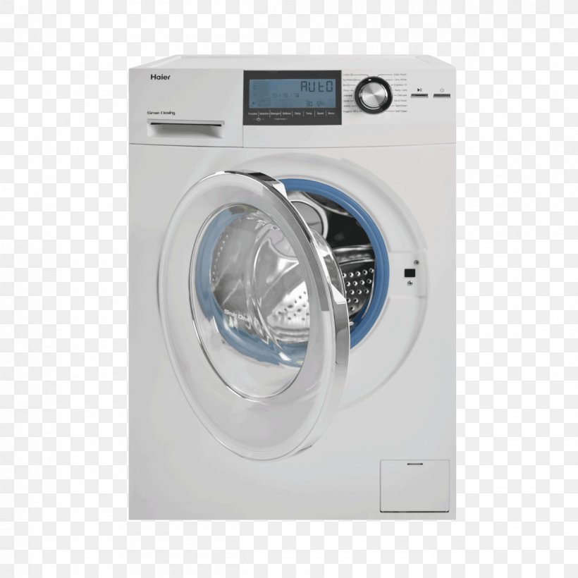 Washing Machines Home Appliance Clothes Dryer Haier Major Appliance, PNG, 1200x1200px, Washing Machines, Bauknecht, Clothes Dryer, Combo Washer Dryer, Haier Download Free