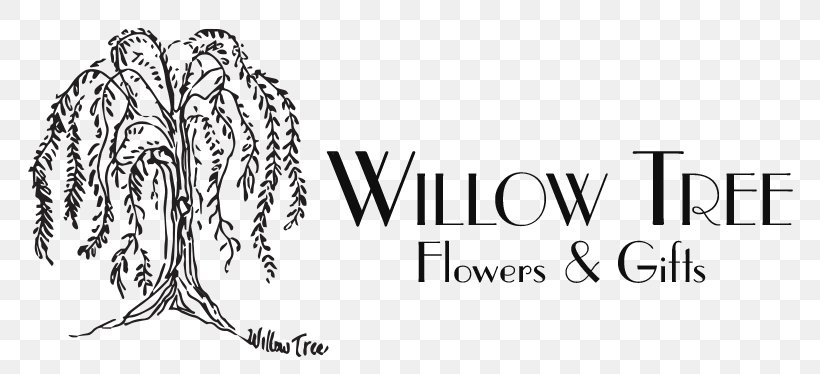 Willow Tree Flowers & Gifts Black Willow Logo Graphics, PNG, 800x374px, Watercolor, Cartoon, Flower, Frame, Heart Download Free