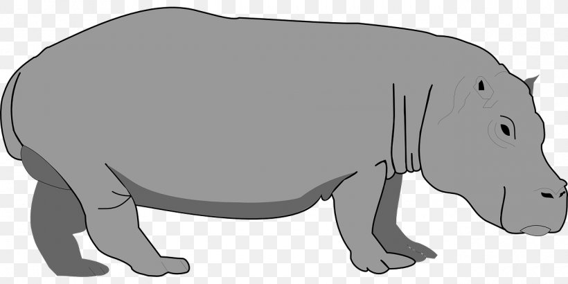 Hippopotamus Clip Art, PNG, 1280x640px, Hippopotamus, African Elephant, Animal Figure, Bear, Carnivoran Download Free
