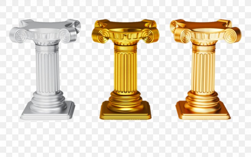 Gold Stock Photography Column Pedestal Stock Illustration, PNG, 1000x627px, 3d Rendering, Gold, Brass, Column, Gold Bar Download Free