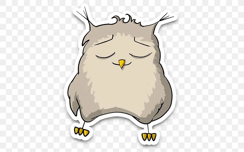 Clip Art Sticker Owl Peter Griffin Beak, PNG, 512x512px, Sticker, Beak, Bird, Cartoon, Cat Download Free