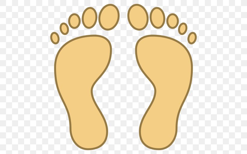 Footprint Toe Clip Art, PNG, 512x512px, Footprint, Barefoot, Finger, Foot, Hand Download Free