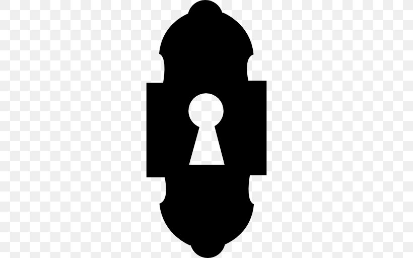 Keyhole Silhouette Lock, PNG, 512x512px, Keyhole, Black And White, Door, Door Handle, Key Download Free
