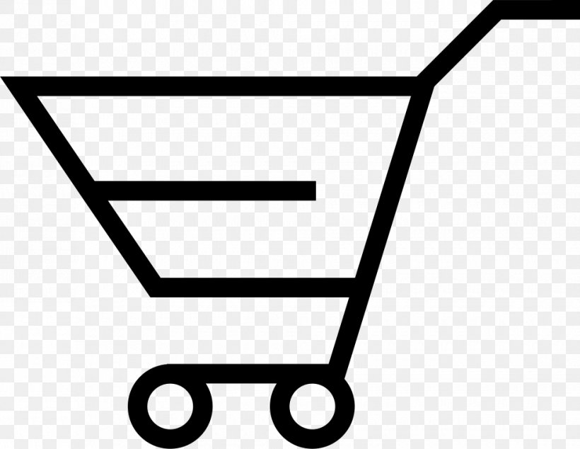 Shopping Cart Clip Art, PNG, 980x758px, Shopping Cart, Area, Black, Black And White, Brand Download Free