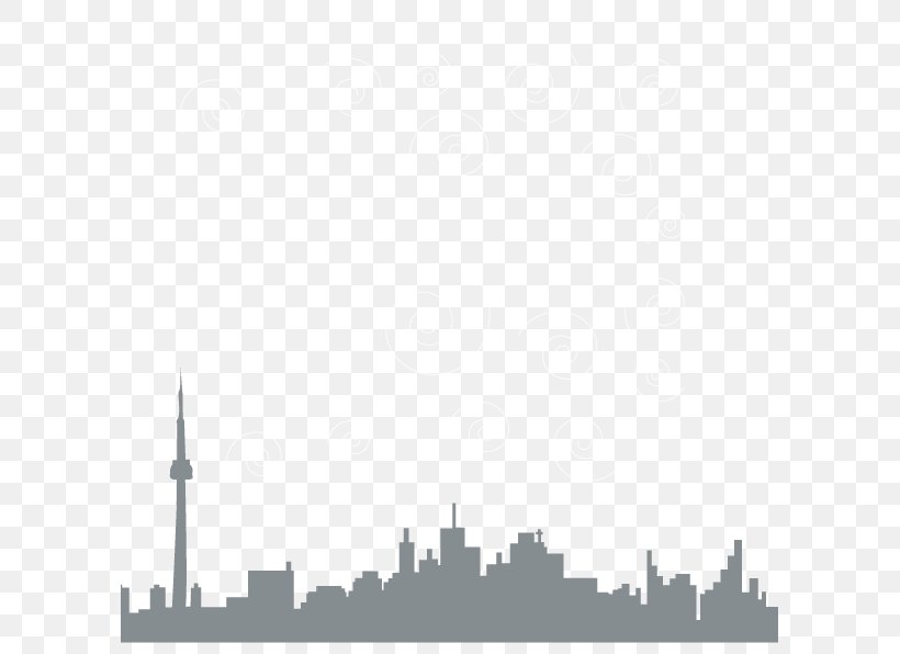 Skyline Daytime White Black, PNG, 599x596px, Skyline, Black, Black And White, City, Daytime Download Free