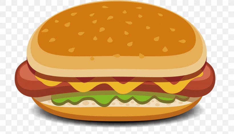 Hamburger Cheeseburger Rou Jia Mo, PNG, 2599x1488px, Hamburger, Artworks, Bun, Cheeseburger, Fast Food Download Free