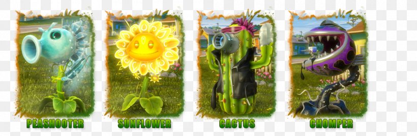 Plants Vs. Zombies: Garden Warfare 2 Peashooter Video Game, PNG, 1000x327px, Watercolor, Cartoon, Flower, Frame, Heart Download Free