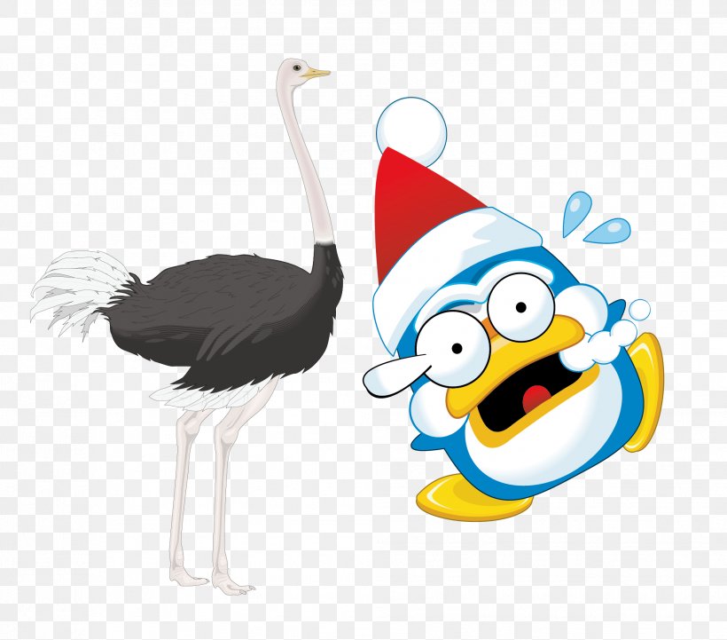 Christmas Cartoon Clip Art, PNG, 1984x1745px, Christmas, Beak, Bird, Cartoon, Flightless Bird Download Free