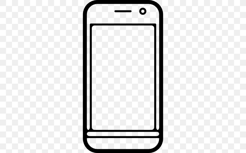 IPhone Telephone Smartphone Clip Art, PNG, 512x512px, Iphone, Area, Black, Black And White, Communication Device Download Free