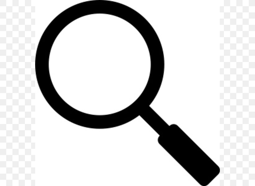 Magnifying Glass Icon, PNG, 594x600px, Magnifying Glass, Black And White, Glass, Organization, Scalable Vector Graphics Download Free