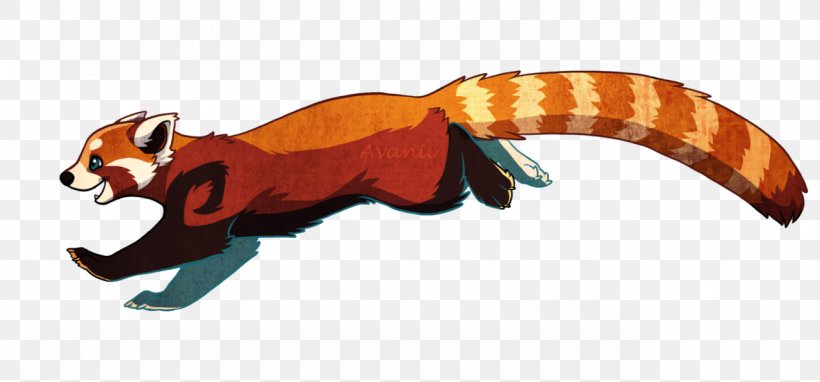 Red Panda Giant Panda Cat Bear Animal, PNG, 1280x597px, Red Panda, Animal, Animal Figure, Art, Bear Download Free