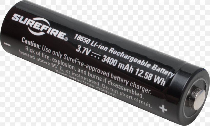 Electric Battery Battery Charger Lithium-ion Battery SureFire Rechargeable Battery, PNG, 2000x1206px, Electric Battery, Ampere Hour, Battery, Battery Charger, Battery Pack Download Free