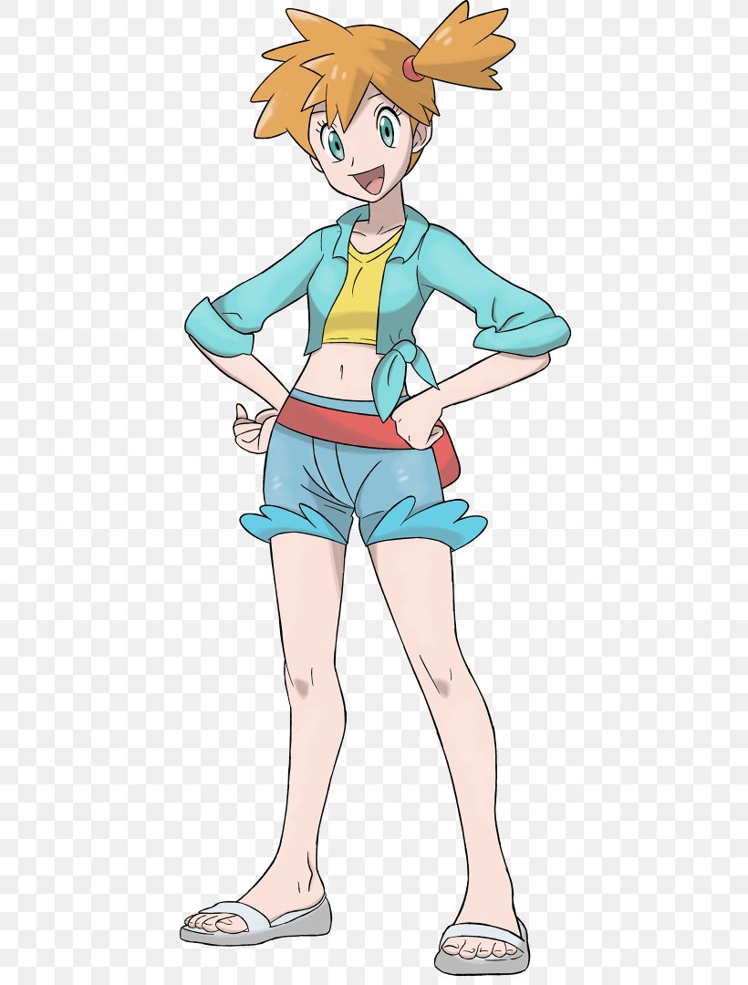 Misty Pokémon HeartGold And SoulSilver Ash Ketchum Alola, PNG, 434x1080px, Watercolor, Cartoon, Flower, Frame, Heart Download Free