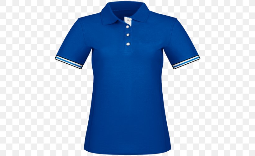 Polo Shirt T-shirt Collar Tennis Polo, PNG, 500x500px, Polo Shirt, Active Shirt, Blue, Cobalt Blue, Collar Download Free