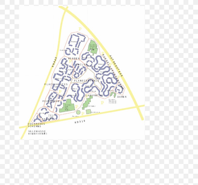 Rue De La Grande Borne Grigny 2 Avenue De La Grande Borne Map, PNG, 712x767px, Map, Area, Diagram, France, Text Download Free