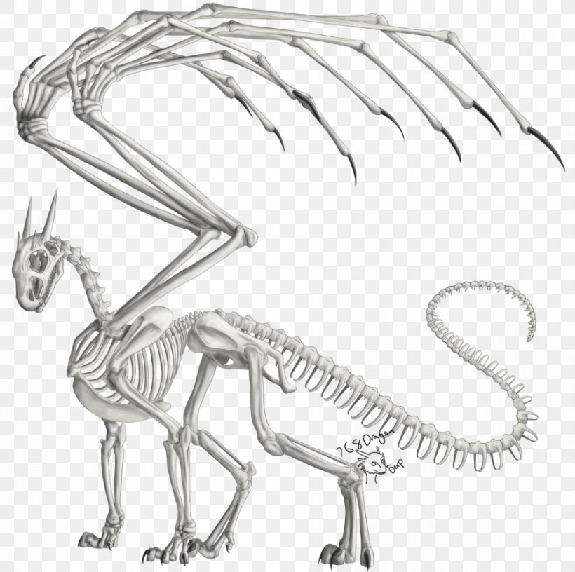 Dragon Human Skeleton Drawing Anatomy, PNG, 900x896px, Dragon, Anatomy, Animal Figure, Art, Artwork Download Free