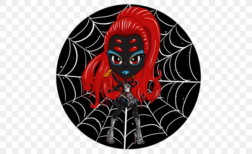 Monster High Wydowna Spider Toy Doll, PNG, 500x500px, Monster High, Art, Barbie, Bedroom, Caricature Download Free