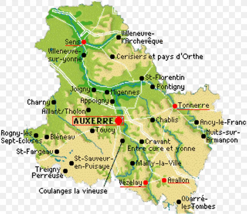 Auxerre Tonnerre Treigny Coulanges-sur-Yonne Map, PNG, 1000x866px, Auxerre, Area, Bed And Breakfast, Burgundy, Departments Of France Download Free