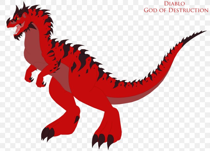 Diablo Primal Rage Tyrannosaurus Godzilla Baragon, PNG, 1052x759px, Diablo, Animal Figure, Art, Baragon, Deviantart Download Free