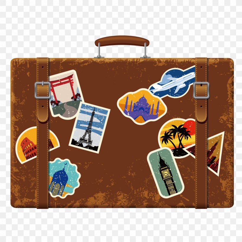 Suitcase Travel Baggage Illustration, PNG, 1276x1276px, Suitcase, Backpacking, Bag, Baggage, Brand Download Free