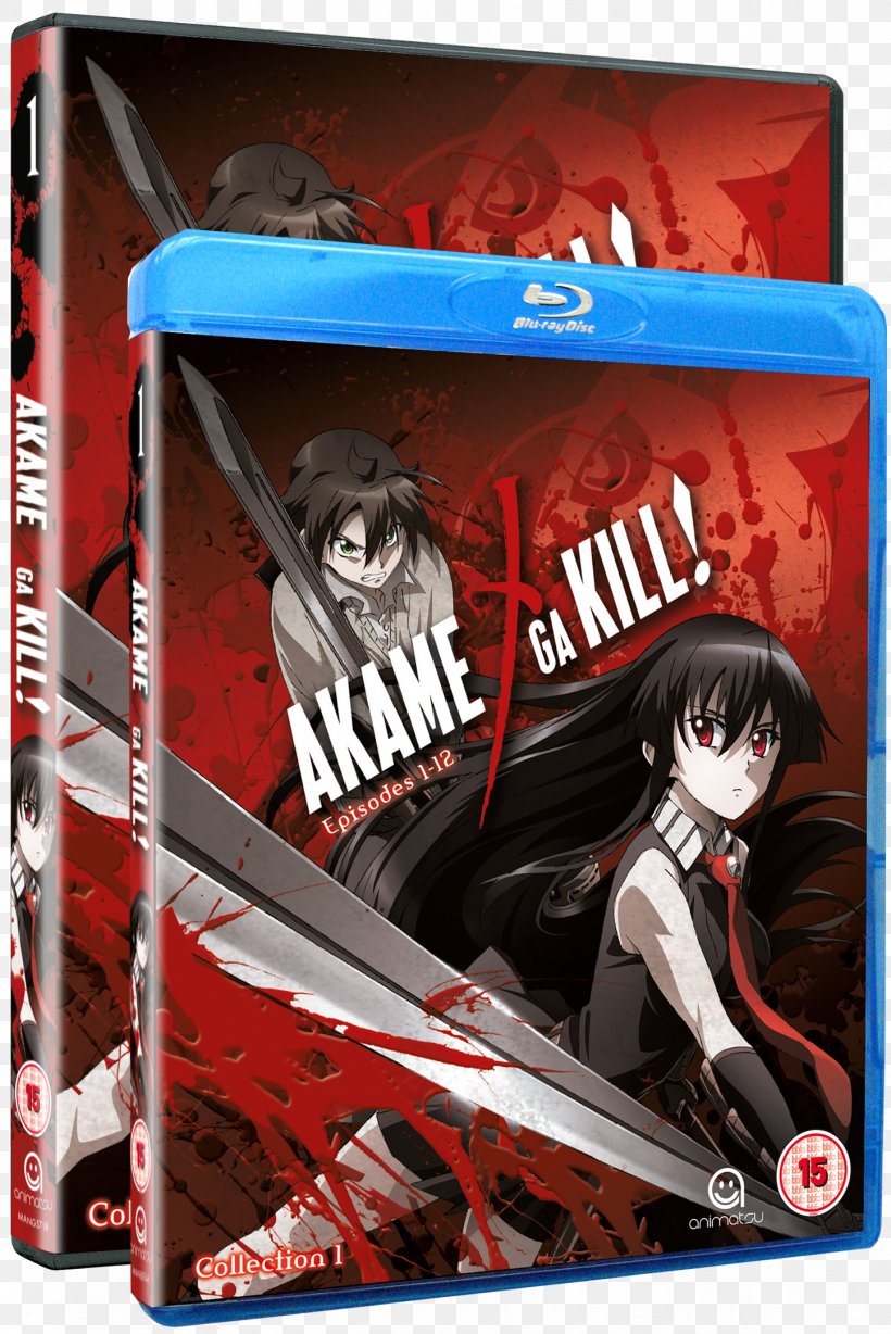 Akame Ga Kill! Blu-ray Disc DVD Sentai Filmworks Compact Disc, PNG, 1446x2167px, Watercolor, Cartoon, Flower, Frame, Heart Download Free