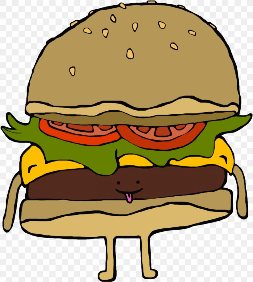 Junk Food Cartoon, PNG, 1364x1523px, Cheeseburger, American Food, Breakfast Sandwich, Bun, Burger King Premium Burgers Download Free