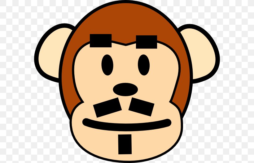 Monkey Drawing Clip Art, PNG, 600x527px, Monkey, Cartoon, Drawing, Evil Monkey, Face Download Free