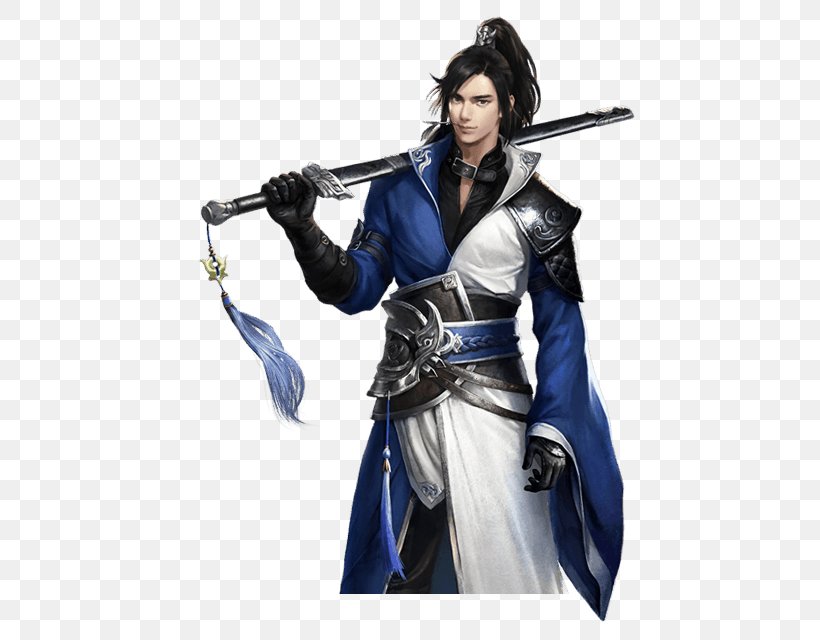 Chu Liu Xiang Mobile Game Video Games Wudang Sect Mount Hua, PNG, 525x640px, Mobile Game, Action Figure, Black Hair, Character, Costume Download Free