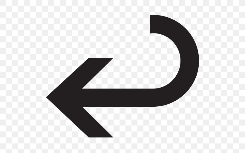 Arrow Symbol Logo, PNG, 512x512px, Symbol, Black And White, Brand, Enter Key, Logo Download Free