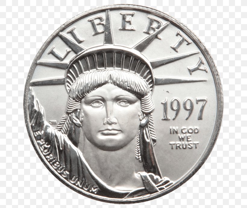 Coin American Platinum Eagle APMEX Ounce, PNG, 690x690px, 2001, Coin, American Platinum Eagle, Apmex, Black And White Download Free