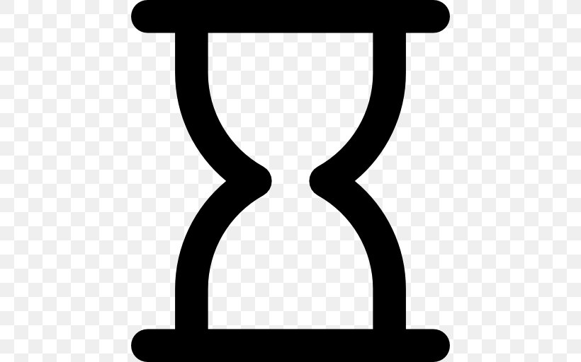 Hourglass, PNG, 512x512px, Hourglass, Black And White, Cdr, Clock, Computer Font Download Free