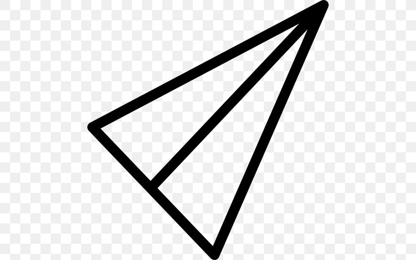 Airplane Paper Plane Origami Flight, PNG, 512x512px, Airplane, Black, Black And White, Flight, Landing Download Free