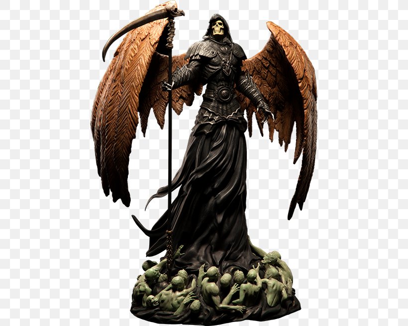 Statue Action & Toy Figures Death Sculpture, PNG, 457x655px, Statue, Action Figure, Action Toy Figures, Bowen Designs, Death Download Free