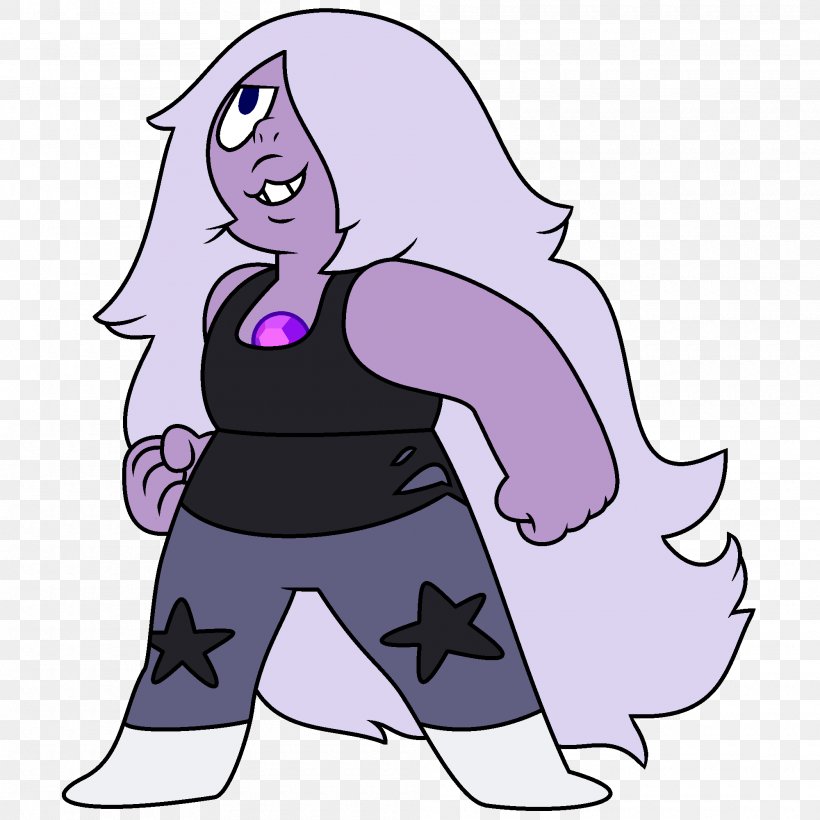 Steven Universe Garnet Amethyst Gemstone Reformed, PNG, 2000x2000px, Watercolor, Cartoon, Flower, Frame, Heart Download Free