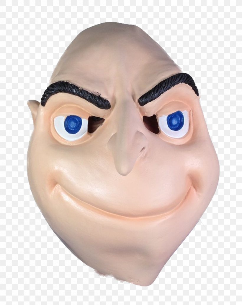 Despicable Me Felonious Gru Mask Video Costume, PNG, 1001x1261px, Despicable Me, Agnes, Cartoon, Cheek, Chin Download Free